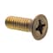 Prime-Line Machine Screw, Flat Head, Phillip Drive 1/4in-20 X 3/4in Solid Brass 50PK 9001788 - alternate 1